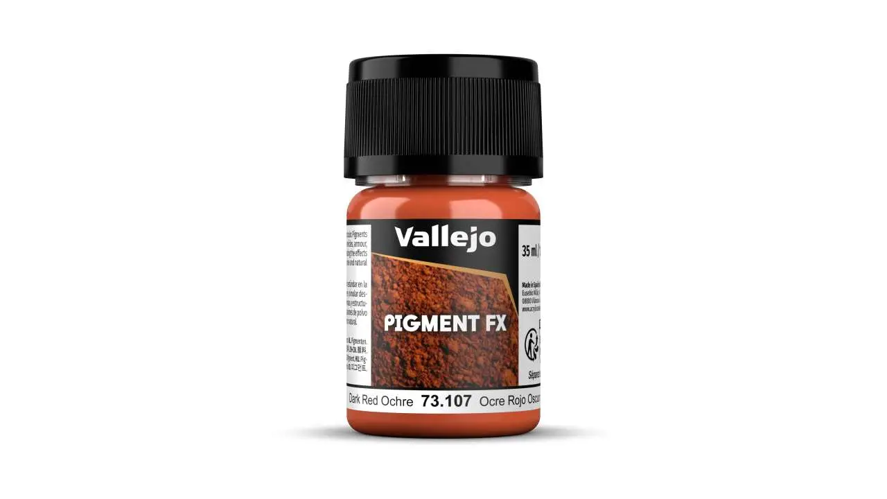 Figurine pigment 73107 dark red ochre